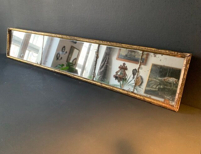 Nineteenth mirror with mercury