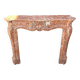 Louis XV style fireplace in Rance marble