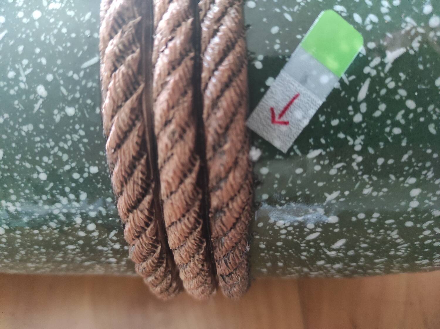 Nautical knot decor vase