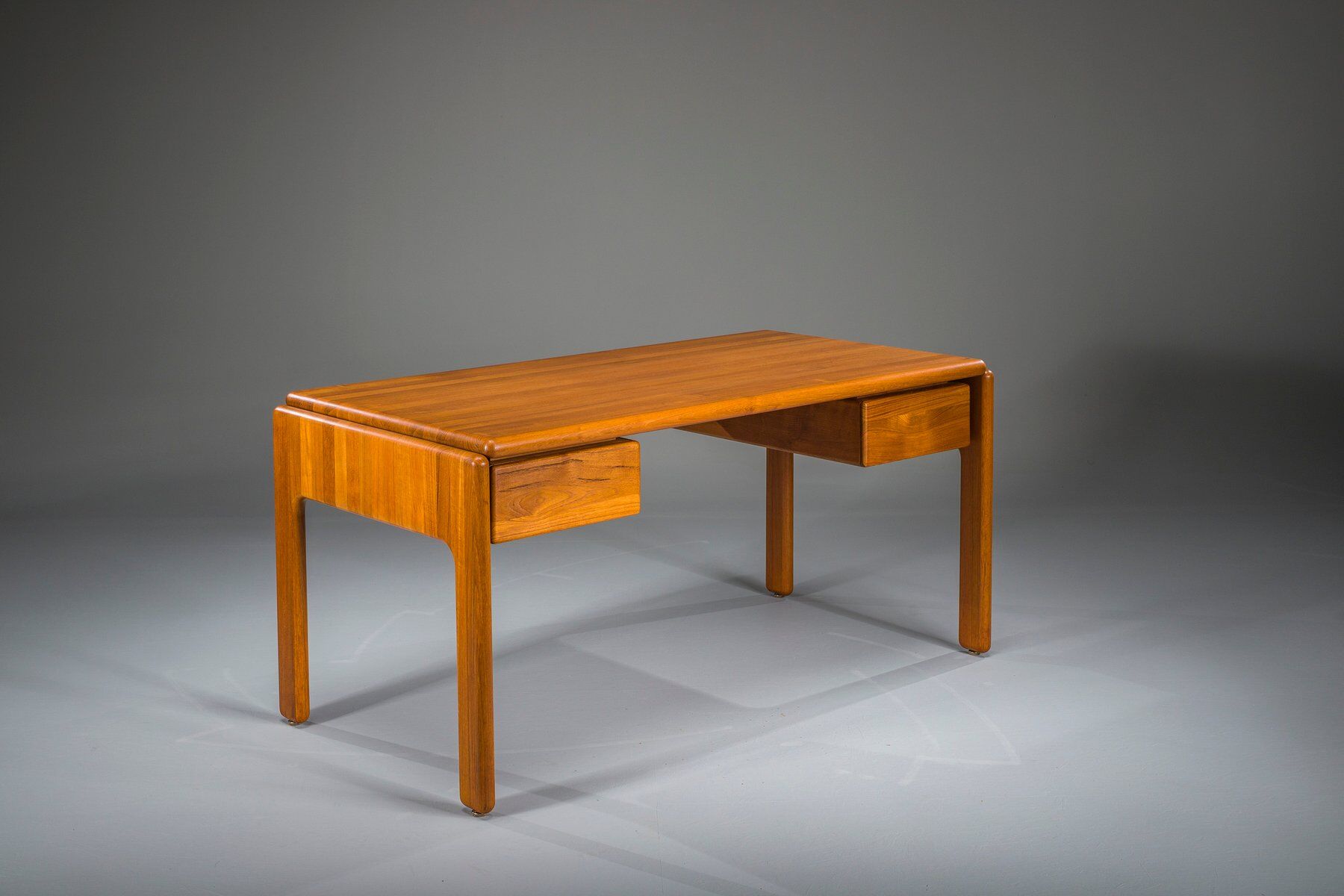 Vintage Danish cabinetmaker desk in teak, 1950s