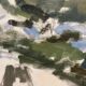 Original Swedish Oil on Canvas – "Winter Landscape" by FMK – Dated 1943 – Vintage and Framed – 78 × 60 cm (30.7" × 23.6")