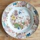 Set of 2 antique Longwy plates - Anemone model / Anemones