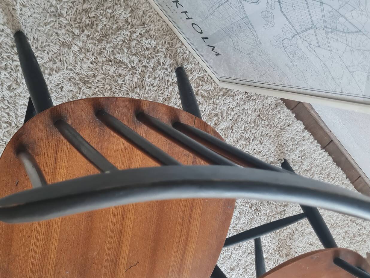 Pair of Scandinavian chairs model Fanett by Tapiovaara