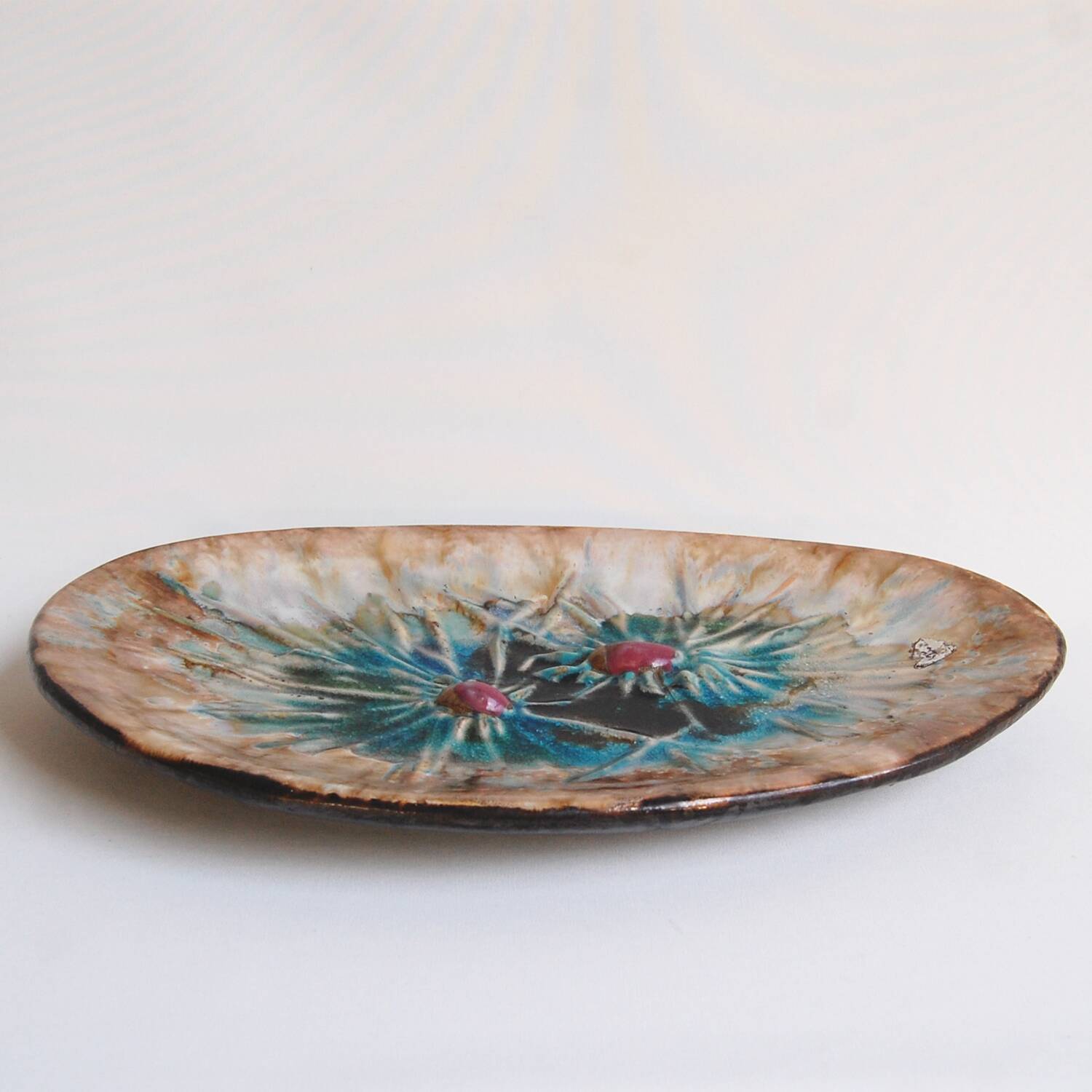 Decorative dish or table centerpiece - Roger Guérin 1960s