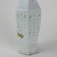 Antique hexagonal baluster vase in glazed porcelain, China, 1910-1920