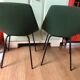 Pair of tonneau chairs by Guariche Pierre for Steiner. 50