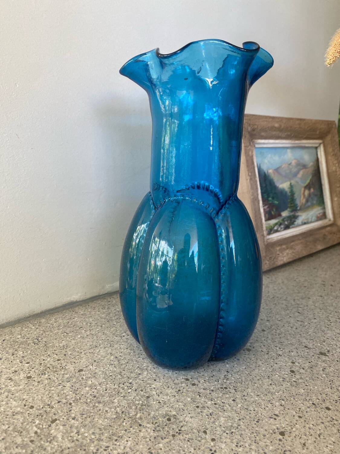 Blue vase