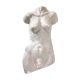 Woman bust in cracked ceramic Art deco