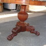 Table drum time empire with its marble Bowl st anne