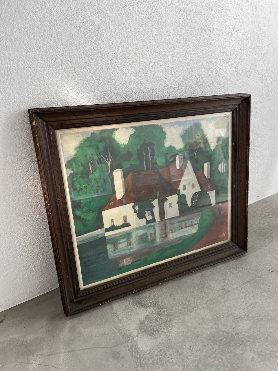 Framed oil “mill” 1981