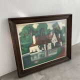 Framed oil “mill” 1981