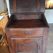 Sloped desk in solid walnut, 18th century (Louis XV style)