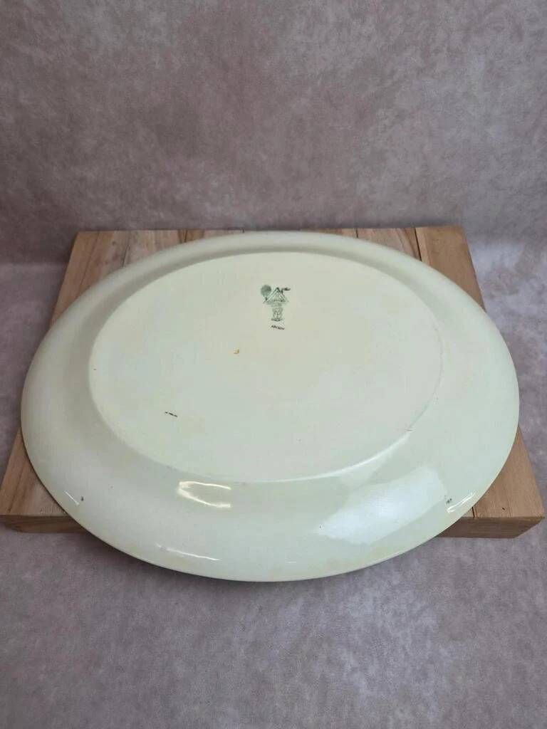Large oval dish in English earthenware Homeleigh Ware Arcady – 1930s