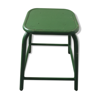 Green military stool