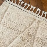 Berber berber carpet beni ouarain white diamond white frame