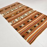 5x9 Rug For Living Room Persian Kilim Rug, 148x264Cm