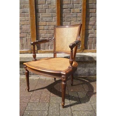 19th-century canna chair