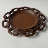 Centre de table en bois sculpté