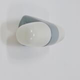 Double Bauhaus Wall Light Grey Wilhelm Wagenfeld by Linder Germany, 1950