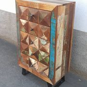 Occasional furniture in old colored wood
