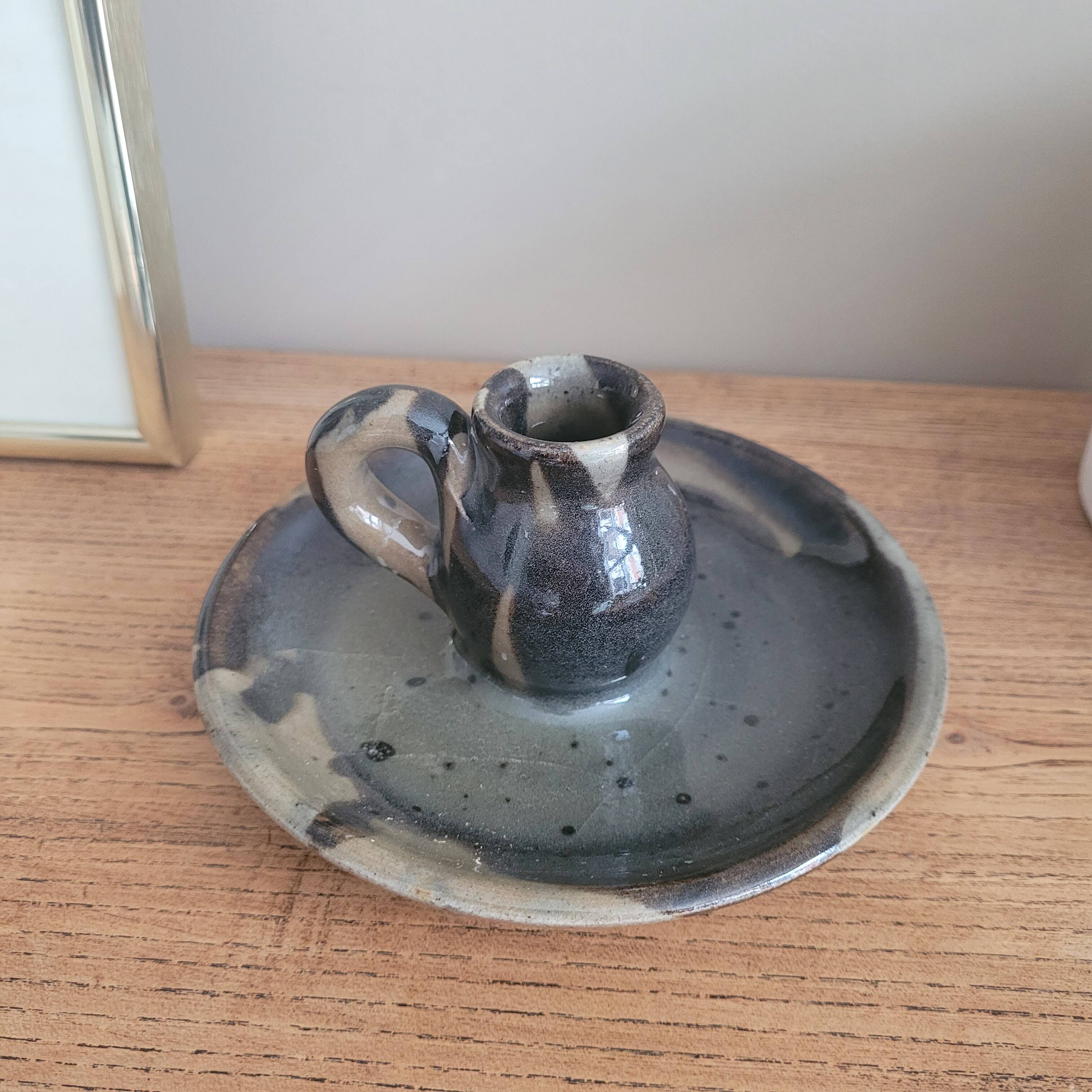 La Redoute x Selency ceramic candle holder 05 gray