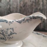 French antique sauce boat made for the Expo Paris 1900, from A. Lebacqz Bouchart