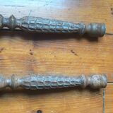 Pair of India candlesticks