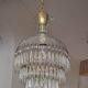 Lustre vintage entièrement en cristal
