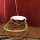 Baby wicker cradle