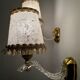 60s gold plexi wall lights