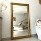 19th-century antique gilded mirror.