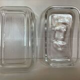 Butter dish with cow pattern lid