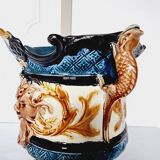 Mouzin-lecat brand onnaing flower pot from 1870 salamandre model