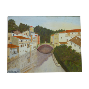 Peinture naïve de Saint Jean pied