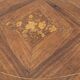 Napoleon III violin-shaped middle desk table 19th in marquetry