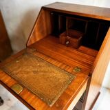 Walnut veneer secretary desk