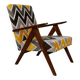 Vintage ethnic chic armchair modern design