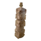 Carved onyx lamp – Pre-Columbian/Aztec style – Vintage