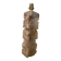 Carved onyx lamp – Pre-Columbian/Aztec style – Vintage