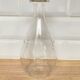 Engraved glass decanter
