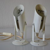 Pair of Scandinavian wall lamps 60's Lyfa 3009