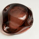 Cendrier Murano rond forme atypique violet rose 1950