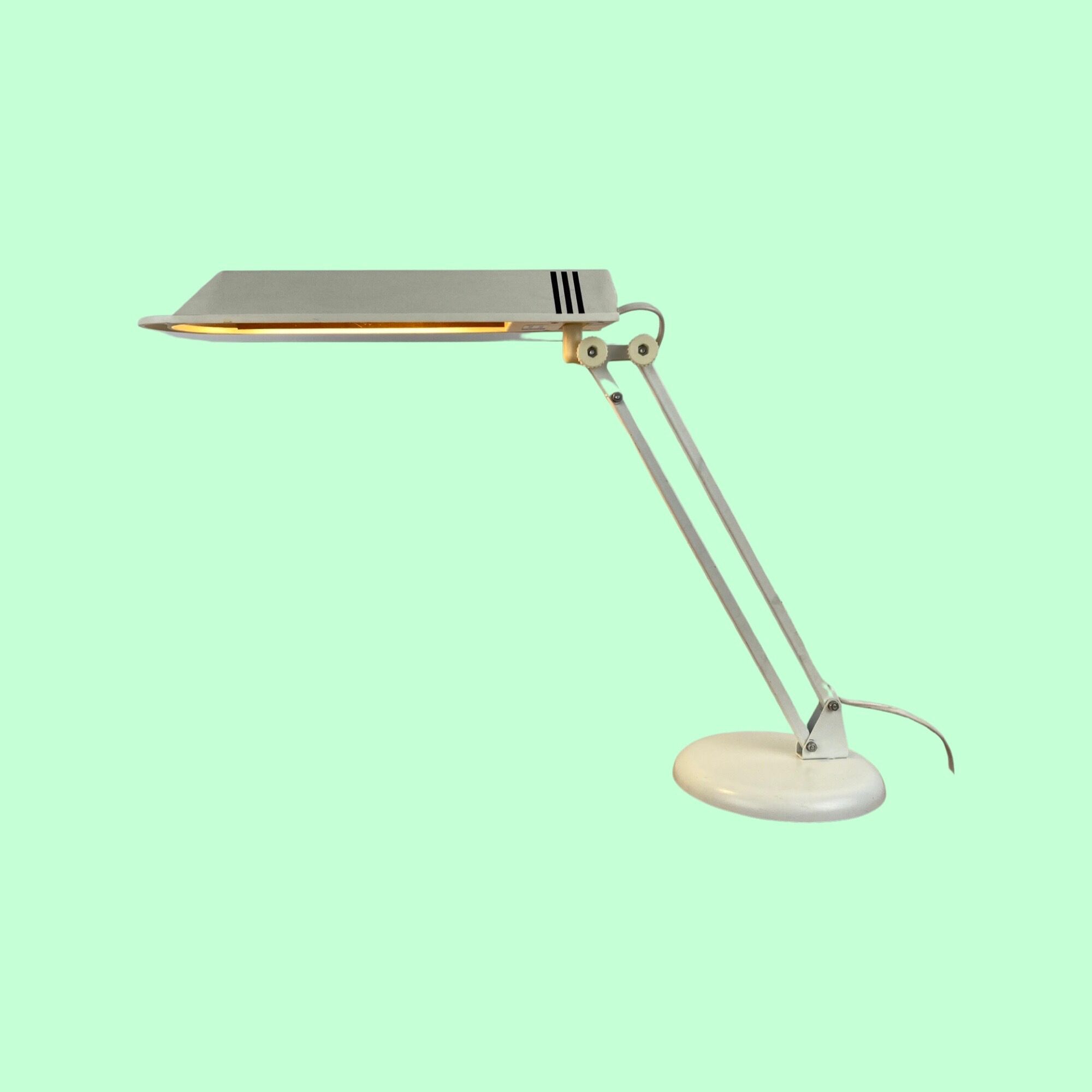 Danish VIntage Designer Desk Lamp LYSKAER | Scandinavian Desk Lamp Adjustable And Bright Light