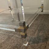 Pierre Vandel coffee table in lucite from the 70s