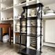 Library, Napoleon III music stand in blackened wood.
