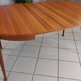 Scandinavian extendable table, vintage teak, 1970s