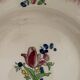 Set of 2 large vintage GIEN hand-painted dishes