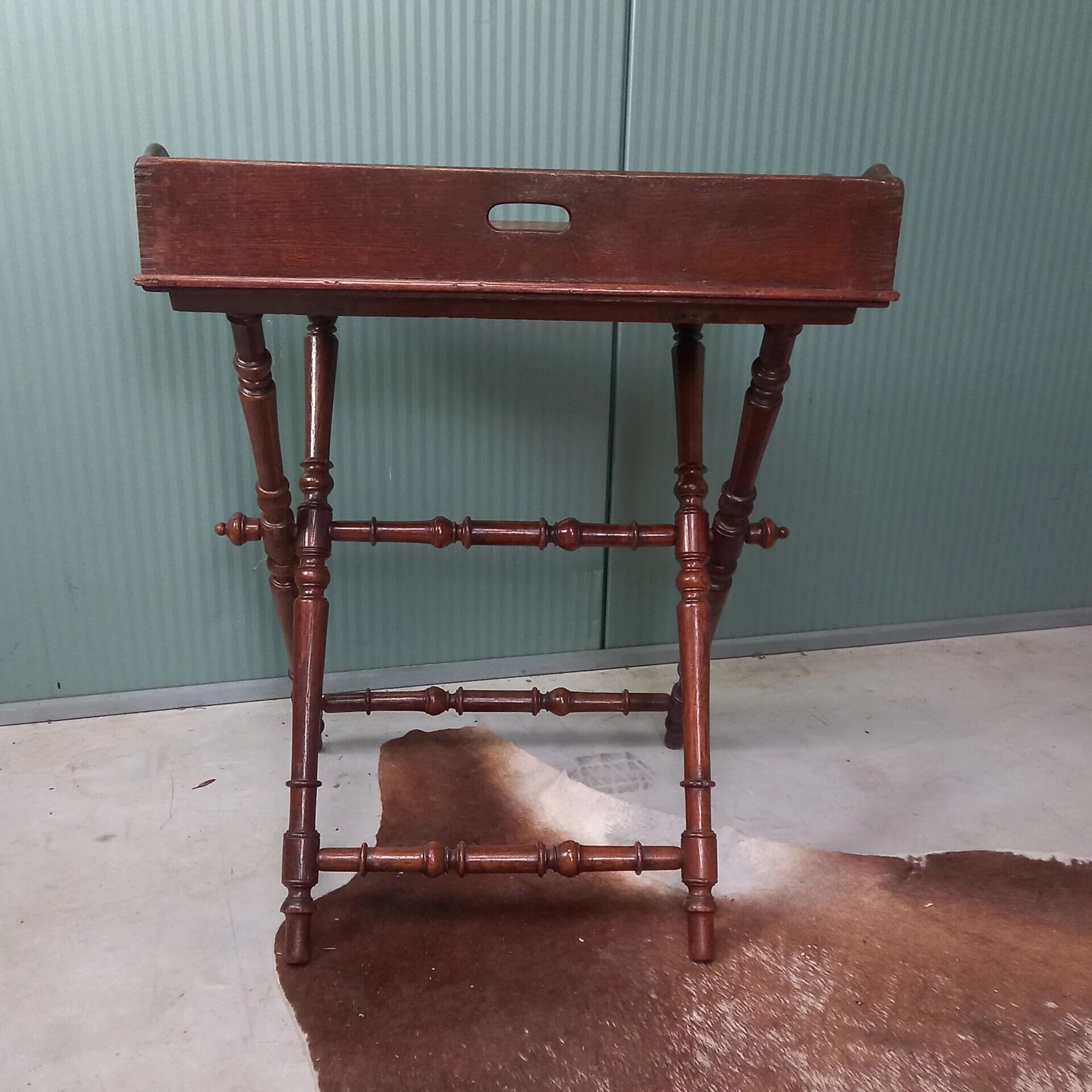 Georgian military campaign butler tray 19th century