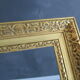Large old gilded wooden frame