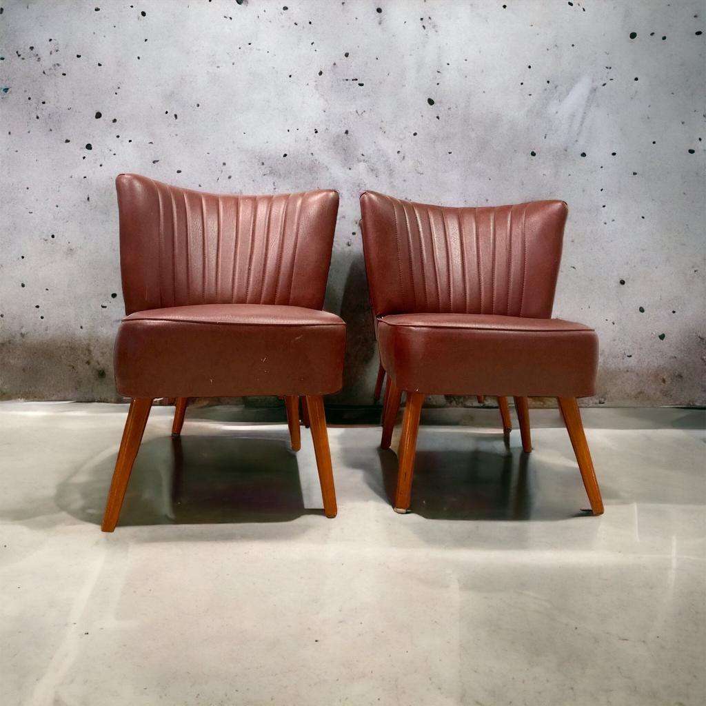 Vintage cocktail chair armchair single-seater